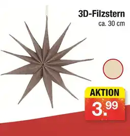 Zimmermann 3d-filzstern Angebot