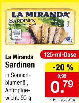 Zimmermann La miranda sardinen Angebot