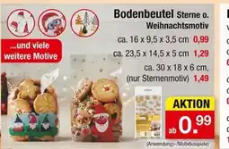 Zimmermann Bodenbeutel sterne o. weihnachtsmotiv Angebot