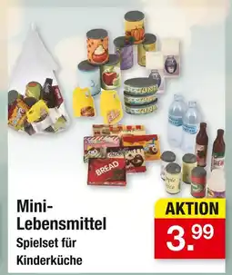 Zimmermann Mini-lebensmittel Angebot