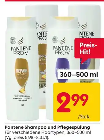 Rusta Pantene shampoo und pflegespülung Angebot