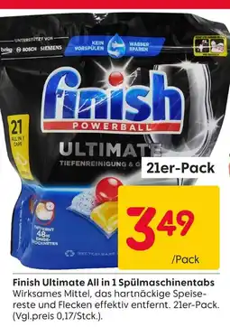 Rusta Finish ultimate all in 1 spülmaschinentabs Angebot