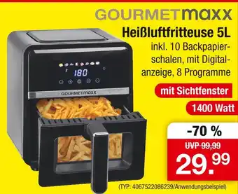 Zimmermann Gourmetmaxx heißluftfritteuse 5l Angebot