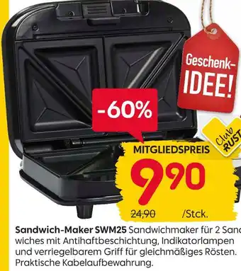 Rusta Sandwich-maker swm25 Angebot