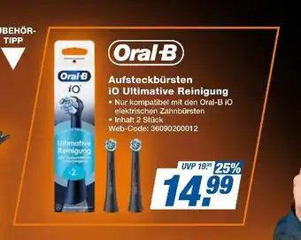 Expert Oral-b aufsteckbürsten io ultimate reinigung Angebot