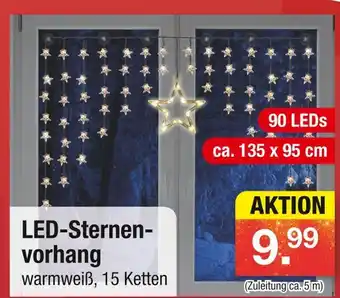 Zimmermann Led-sternenvorhang Angebot
