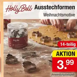 Zimmermann Holly bell ausstechformen weihnachtsmotive Angebot