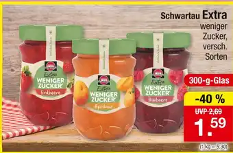 Zimmermann Schwartau extra weniger zucker erdbeere Angebot