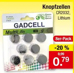 Zimmermann Gadcell knopfzellen cr2032 lithium Angebot