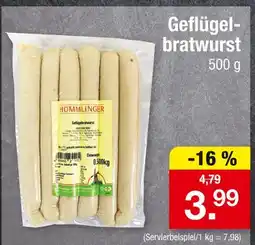 Zimmermann Hümmlinger geflügelbratwurst Angebot