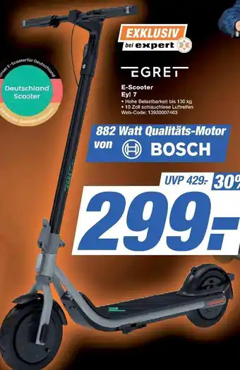 Expert Egret e-scooter eyl 7 Angebot