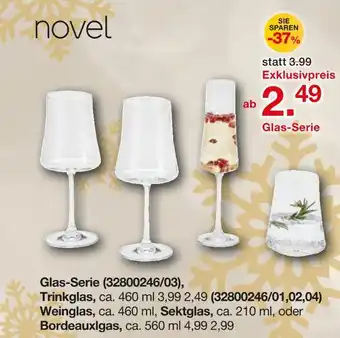 Möbelzentrum Pforzheim Novel trinkglas Angebot