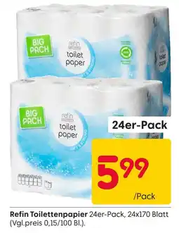 Rusta Refin toilettenpapier Angebot