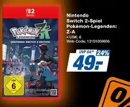 Expert Nintendo switch 2-spiel pokémon-legenden: z-a Angebot