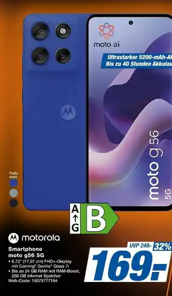 Expert Motorola smartphone moto g56 5g Angebot