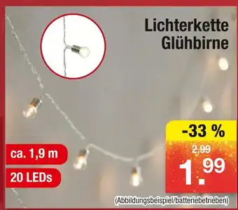 Zimmermann Lichterkette glühbirne Angebot