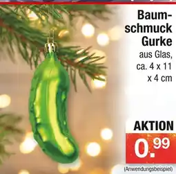Zimmermann Baumschmuck gurke Angebot
