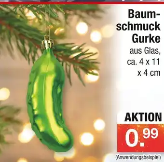 Zimmermann Baumschmuck gurke Angebot