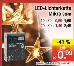 Zimmermann Led-lichterkette mikro stern Angebot