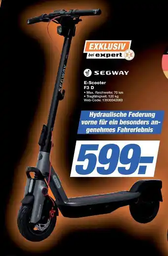 Expert Segway e-scooter f3 d Angebot