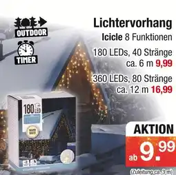 Zimmermann Lichtervorhang icicle Angebot