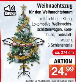 Zimmermann Weihnachtszug für den weihnachtsbaum Angebot