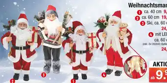 Zimmermann Weihnachtsmann ca. 40 cm Angebot