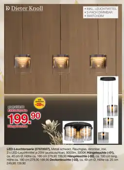 Möbelzentrum Pforzheim Dieter knoll hängeleuchte Angebot