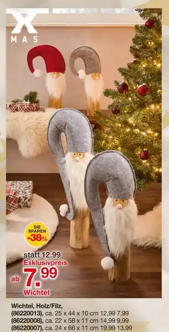 Möbelzentrum Pforzheim Wichtel ca. 25 x 44 x 10 cm Angebot