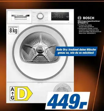 Expert Bosch wärmepumpentrockner wth85v14 Angebot
