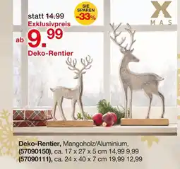 Möbelzentrum Pforzheim Deko-rentier ca. 17 x 27 x 5 cm Angebot