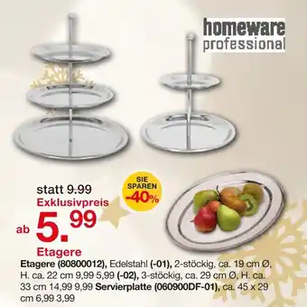 Möbelzentrum Pforzheim Homeware professional etagere Angebot