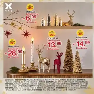 Möbelzentrum Pforzheim Dekorentier ca. 19 x 27 x 11 cm Angebot