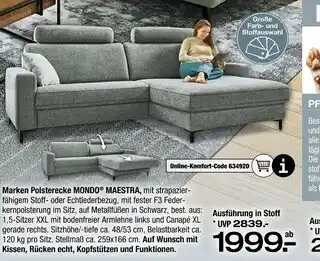 Ostermann Mondo maestra polsterecke Angebot