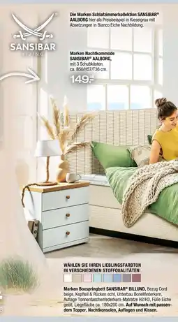 Ostermann Sansibar living marken nachtkommode aalborg Angebot