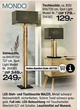 Ostermann Mondo stehleuchte Angebot