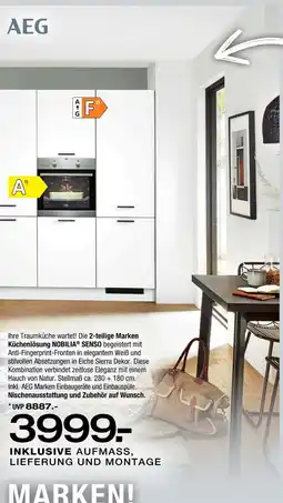 Ostermann Nobilia & aeg 2-teilige marken küchenlösung nobilia senso Angebot