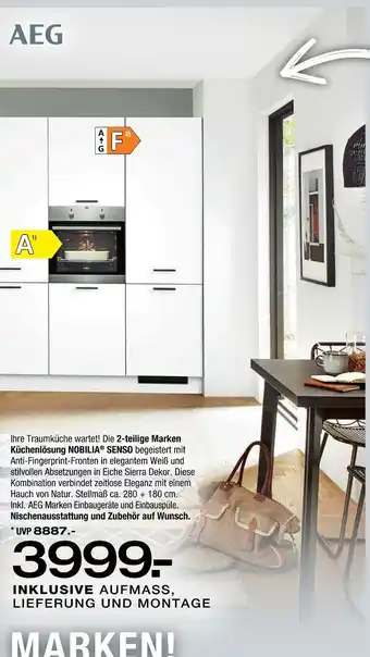 Ostermann Nobilia & aeg 2-teilige marken küchenlösung nobilia senso Angebot