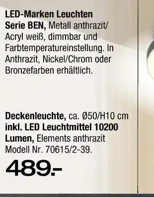 Ostermann Elements deckenleuchte Angebot