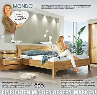 Ostermann Mondo marken-bett paolo Angebot