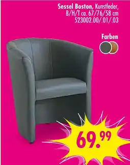 Möbel Boss Sessel boston Angebot