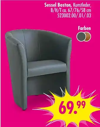 Möbel Boss Sessel boston Angebot