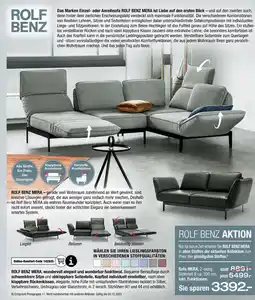Ostermann Rolf benz sofa mera, 2-sitzig Angebot