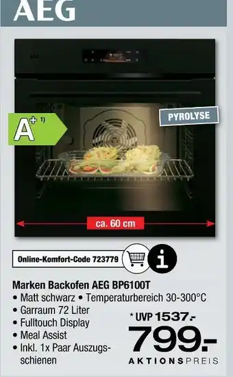 Ostermann Aeg marken backofen aeg bp6100t Angebot