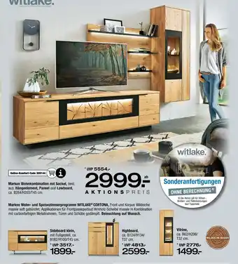 Ostermann Witlake wohnkombination mit sockel Angebot