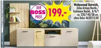 Möbel Boss Wohnwand gatwick Angebot