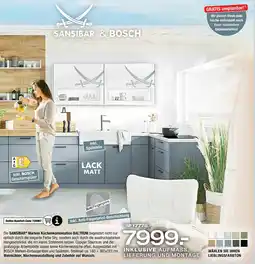 Ostermann Sansibar & bosch marken küchenkombination baltrum Angebot