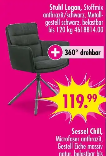 Möbel Boss Stuhl logan Angebot
