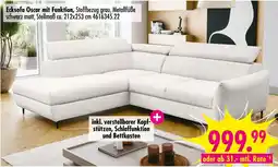 Möbel Boss Ecksofa oscar mit funktion Angebot