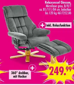 Möbel Boss Relaxsessel giessen Angebot